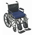 Fitnessfreak Standard Polyfoam Wheelchair Cushion - 16 x 18 x 3 - Navy FI61955